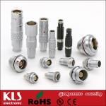 Push-pull self-latching connectors